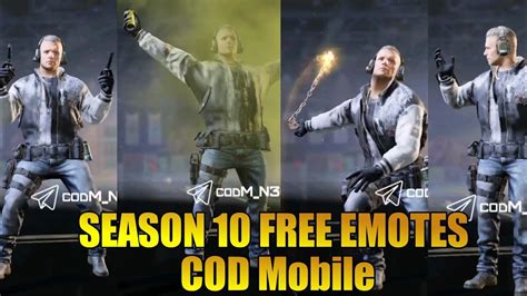 SEASON 10 BATTLE PASS EMOTE CODM 2021 SEASON 10 ALL EMOTES CODM 2021