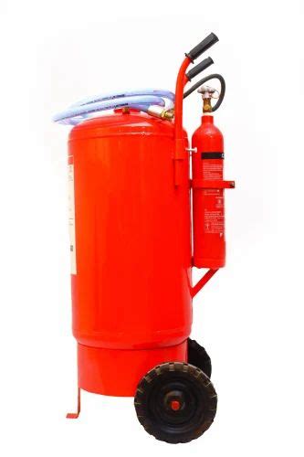 A B C Dry Powder Type Class B Higher Capacity 75 Kg DCP Trolley Mounted