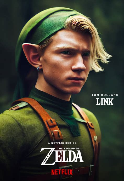 Tom Holland as Link - Live-Action Zelda [AI] by danlev on DeviantArt