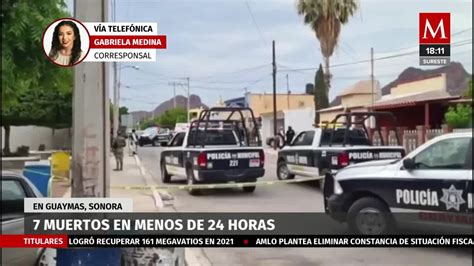 Siete Muertos En Menos De 24 Horas En Sonora Grupo Milenio