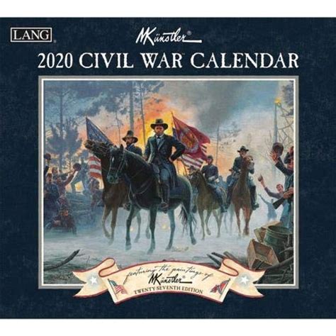 Mort Kunstler Civil War Calendar 2024 - Meggi Tabbie