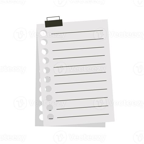 Simple Note Paper 26547855 Png