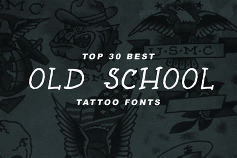 Old School Tattoo Designs Letters