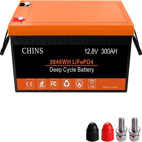 New Chins Smart V Ah Lifepo Battery Built In A Bms Low