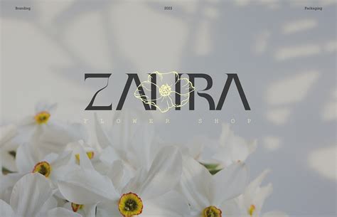 Zahra - flower shop - brand identity on Behance