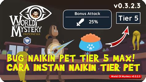 Cara Bug Ngebut Naikin Tier Pet Level Hingga Maksimal Di World Of