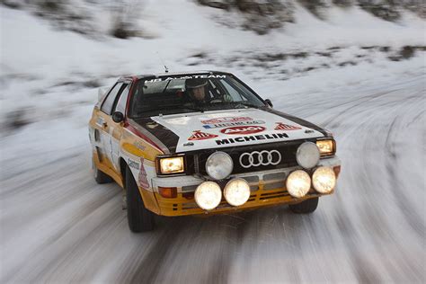 Walter R Hrl Im Audi Rallye Quattro Auto Motor Und Sport