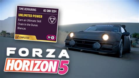 Forza Horizon Daily Challenge Unlimited Power Earn