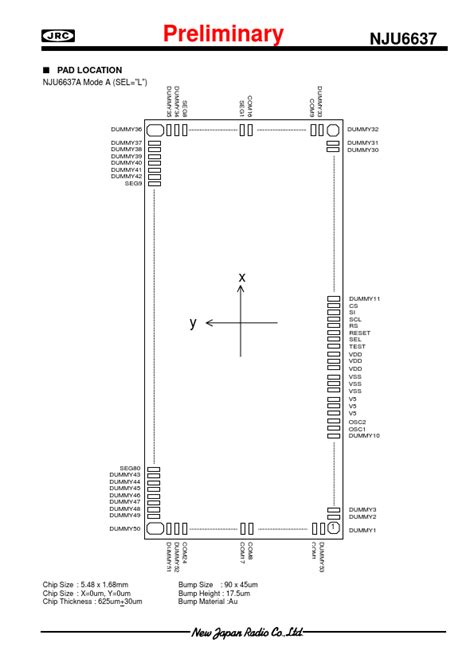 NJU6637 DataSheet New Japan Radio