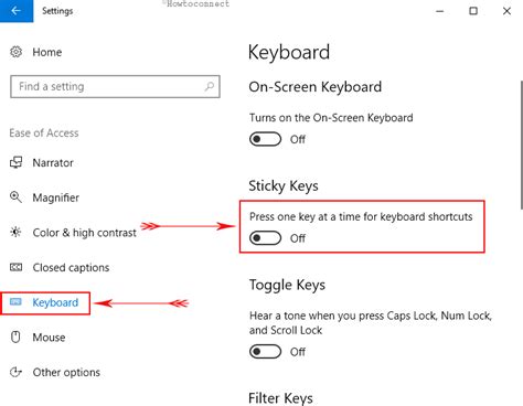 How To Turn Off Sticky Keys In Windows Keyboard