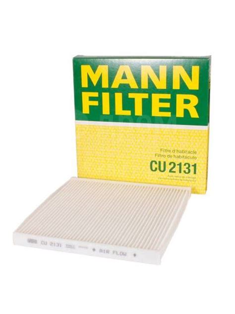 Купить Фильтр салона MANN-Filter CU 2131 в Новосибирске по цене: 850 ...