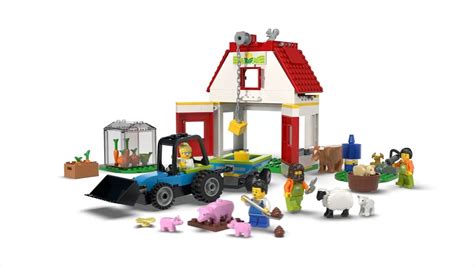 LEGO ЛЕГО City Ферма и амбар с животными 60346 - YouTube