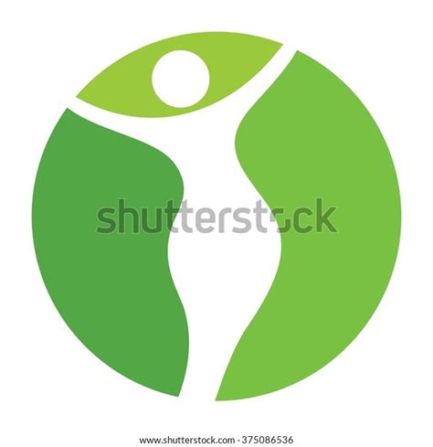 Fit Logo Vector Stock Vector (Royalty Free) 375086536