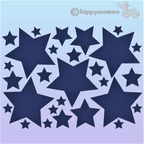 Star Car Stickers Made From Highly Durable Colourfast Vinyl In The Uk