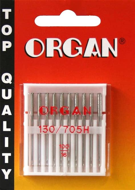 Amazon ORGAN Sewing Machine Needles UNIVERSAL 130 705 H NM 100 16