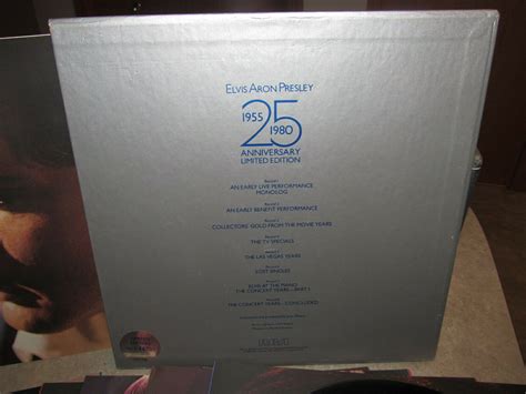 Popsike Elvis Aron Presley Th Anniversary Limited Edition No