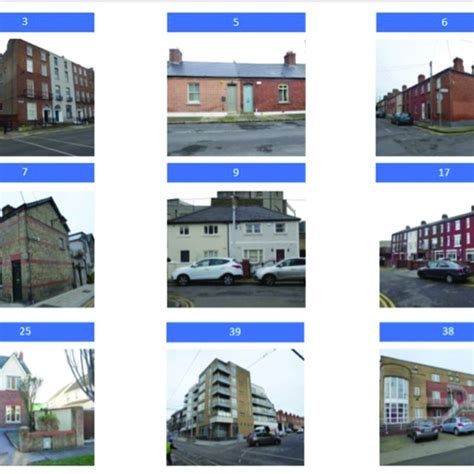 Representative photographs of the nine common Tabula types, identified ...