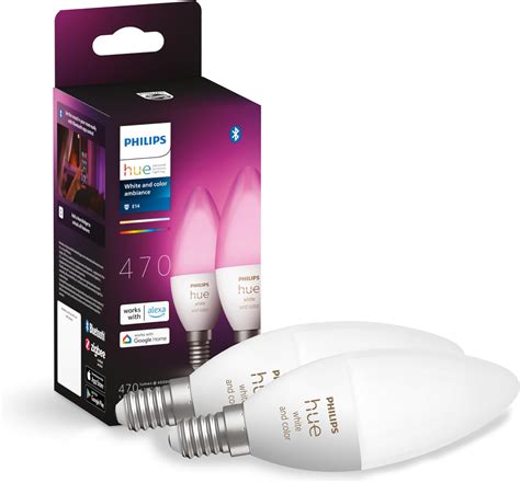 Philips Hue W B E Colour Smart Led Pack Bulbs Amazon Co Uk