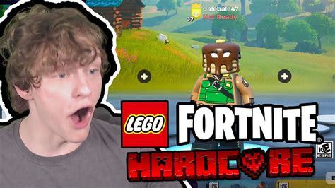 ATTEMPTING TO PLAY LEGO FORTNITE HARDCORE YouTube