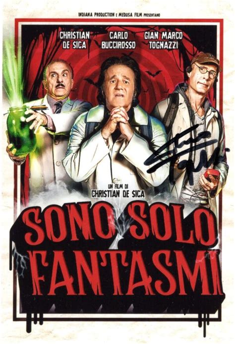 Gianmarco Tognazzi Signed Photo Sono Solo Fantasmi SignedForCharity