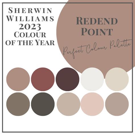 2023 Colour Of The Year Redend Point Perfect Colour Palettes