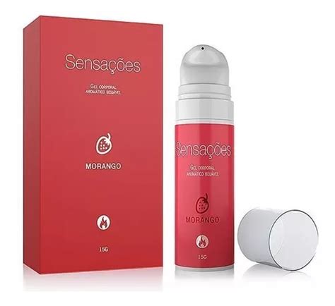 Gel Comestível Sensações Hot Sabor Morango 15g A Sós Parcelamento sem juros