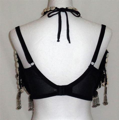 3 Pieces Set TBR9C Tribal Bra 36DD 80F Shell Bra Choker And Etsy