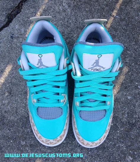 Air Jordan IV "Tiffany Cheetah" by DeJesus Customs - SneakerNews.com