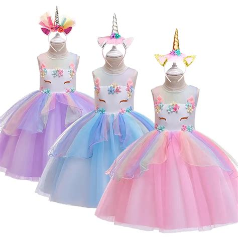 Venta Vestido De A Os De Unicornio En Stock