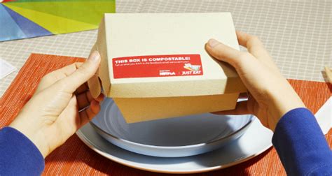 Just Eat And Notpla Develop Takeaway Sectors First Seaweed Lined Box