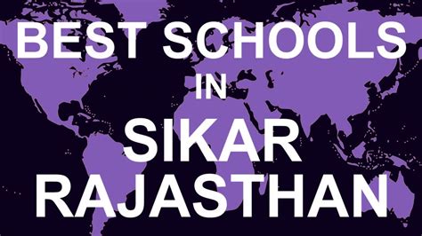 Best Schools In Sikar Rajasthan Cbse Govt Private International