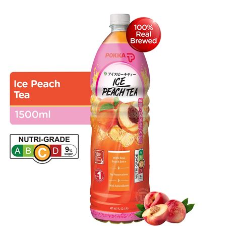 Pokka Ice Peach Tea L Shopee Singapore