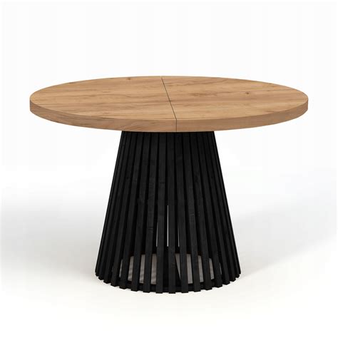 stol okragly dover  lamele rozkladany loft