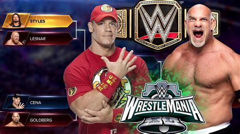 John Cena Vs Goldberg WWE CHAMPIONSHIP At Wrestlemania40 Full