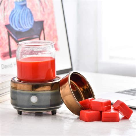 Hot Sale 2 In 1 Fragrance Oil Warmer Electric Wax Warmer Candle Melt Burners For Spa And