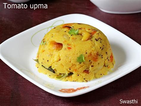 Tomato upma recipe - Swasthi's Recipes