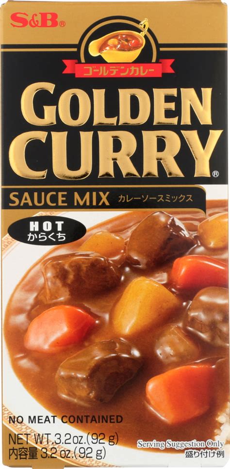 Buy S B Sauce Mix Hot Golden Curry Oz Online Bulk Cooking Essentials For Sale At
