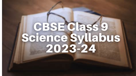 CBSE Class Syllabus 2023 24 All Subjects