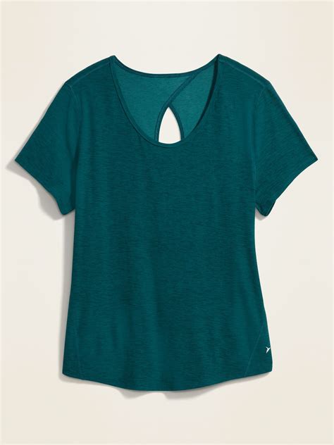 Breathe On Keyhole Back Plus Size Performance Top Old Navy