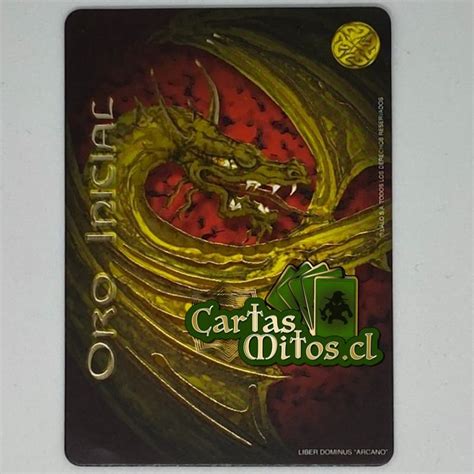 Oro Inicial Mitos Y Leyendas Liber Dominus Arcano Cartas Mitos