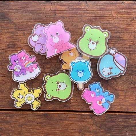Carebear Acrylics 4cm Doublek K Diy Supply Llc
