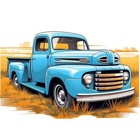 Premium Ai Image Old Truck Vibe Nostalgic Journey