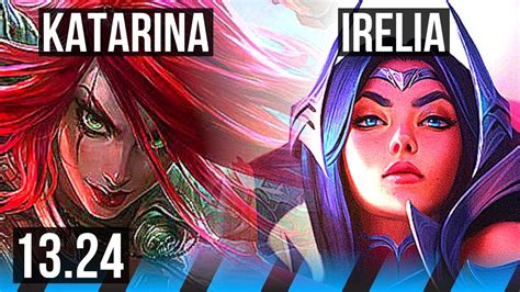 KATARINA Vs IRELIA MID 11 Solo Kills 1000 Games 22 3 5