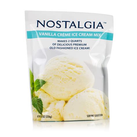 Nostalgia Icp Van Oz Premium Vanilla Ice Cream Mix Makes Quarts