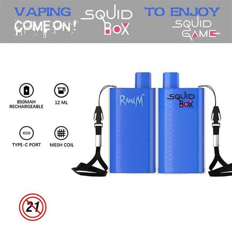 Rand M Vape Squid Box Disposable Vape Device Wholesale 5200 Puffs