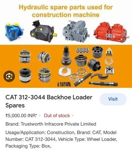 Cat Backhoe Loader Pump Spares At Rs Piece Backhoe