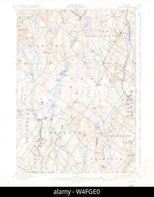 Gray Maine Map 1898 1 62500 United States Of America By Timeless