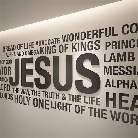 Jesus Wordcloud Religious Wall Sign Christian Wall Words Etsy