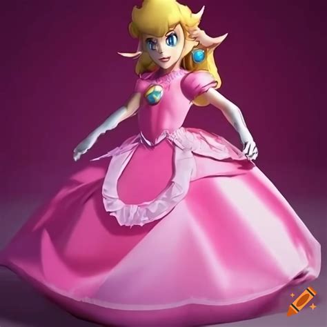 Link In Princess Peachs Pink Ballgown On Craiyon