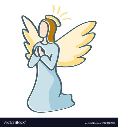 Praying Angel Clip Art